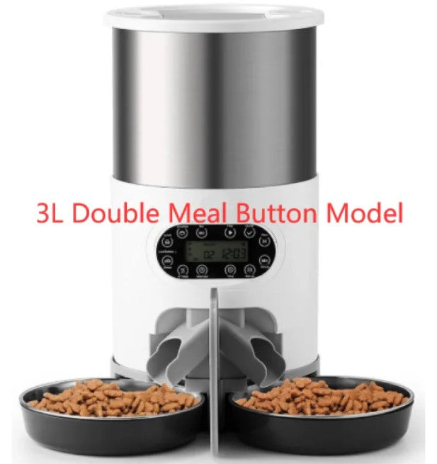 Double Meal Automatic Pet Feeder