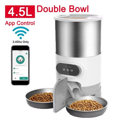 Double Meal Automatic Pet Feeder