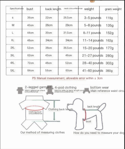 Padded Winter Vest for Dogs