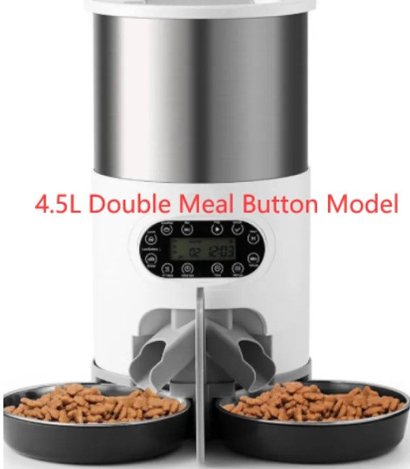 Double Meal Automatic Pet Feeder