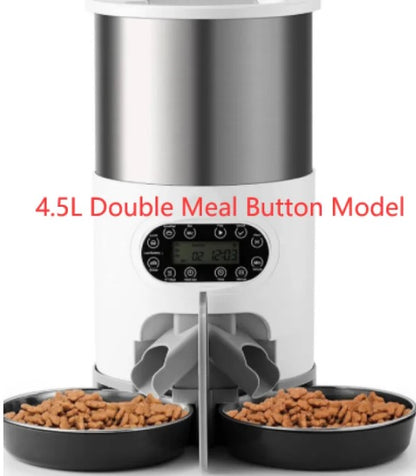 Double Meal Automatic Pet Feeder