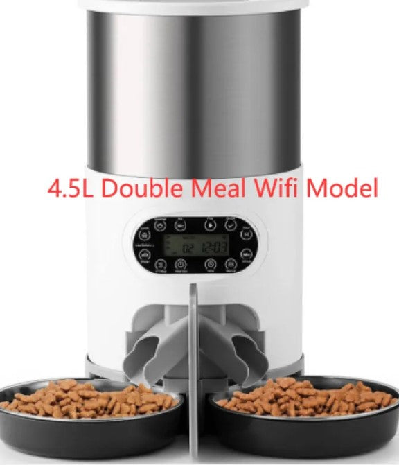 Double Meal Automatic Pet Feeder