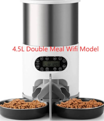 Double Meal Automatic Pet Feeder