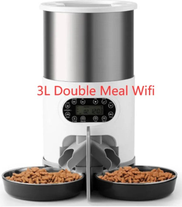 Double Meal Automatic Pet Feeder