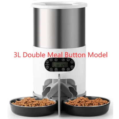 Double Meal Automatic Pet Feeder